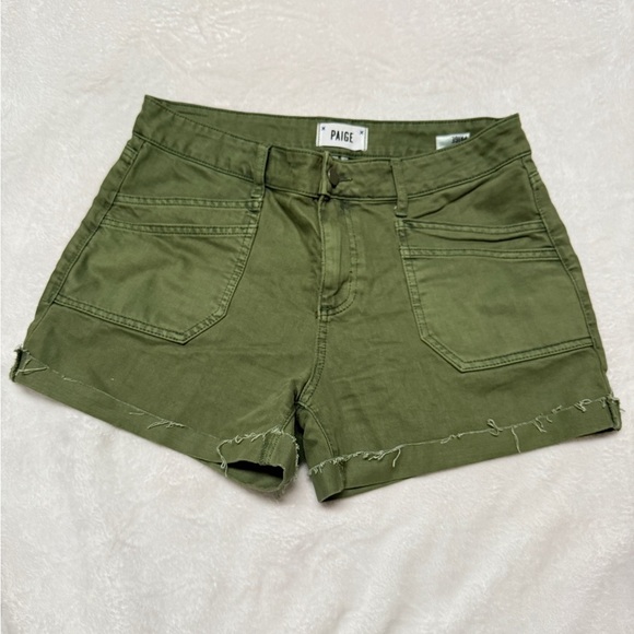 PAIGE Size 29 Jimmy Jimmy Mid Rise Utility Shorts - Picture 1 of 5